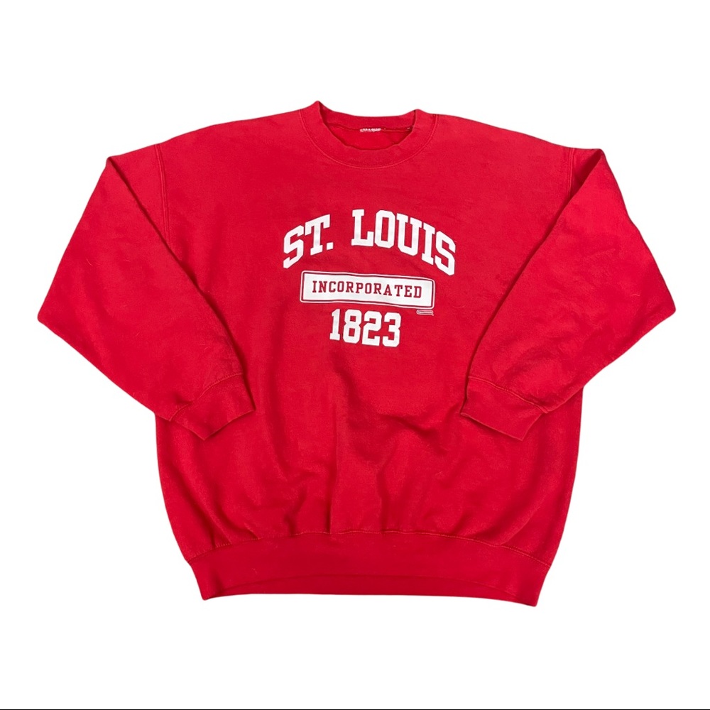 90s St Louis Incorporated Big Logo Sweatshirt Size XL